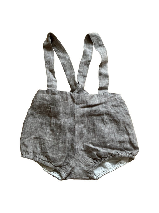 A Grey Overall Shorts from Nanos in size 12-18M for boy. (Front View)