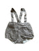 A Grey Overall Shorts from Nanos in size 12-18M for boy. (Front View)