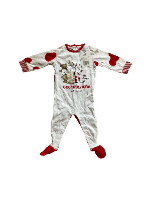 A White Long Sleeve Jumpsuits from Chicco in size 6-12M for neutral. (Front View)