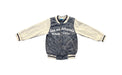 A Blue Lightweight Jackets from Les Enphants in size 4T for boy. (Front View)