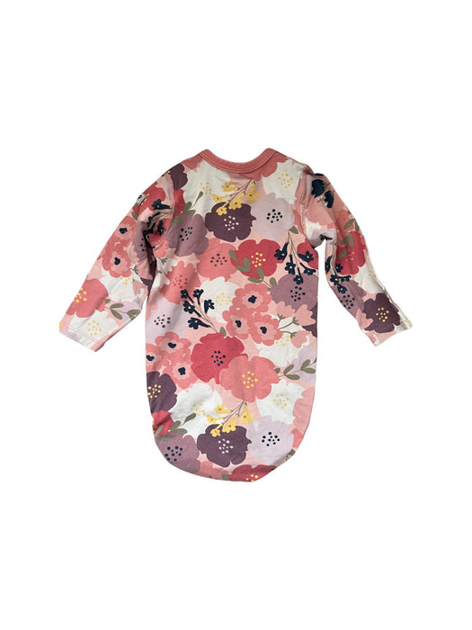 A Pink Long Sleeve Bodysuits from Polarn O. Pyret in size 3-6M for girl. (Back View)