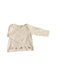 A White Long Sleeve Tops from The Little White Company in size 3-6M for neutral. (Front View)