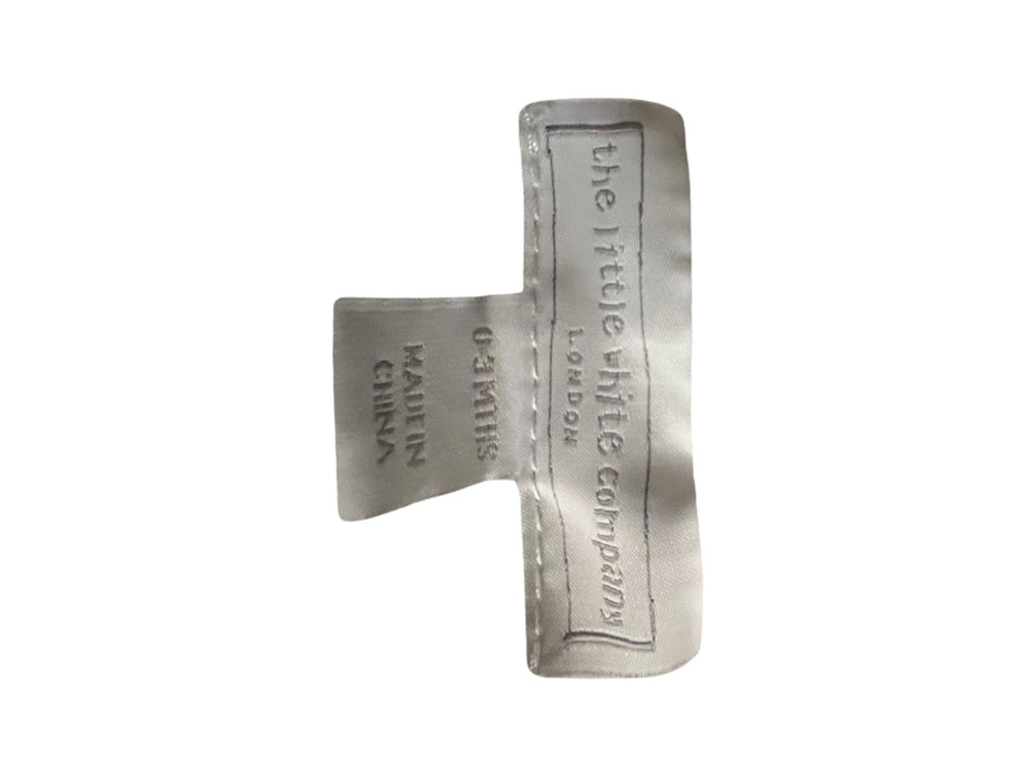 A White Cardigans from The Little White Company in size 0-3M for neutral. (Back View)