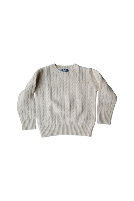 A Beige Knit Sweaters from Il Gufo in size 3T for neutral. (Front View)