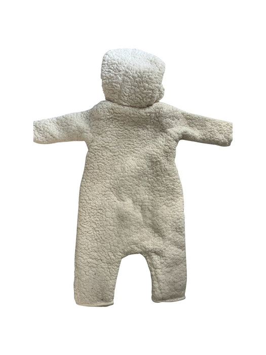 A Beige Long Sleeve Rompers from Seed in size 3-6M for neutral. (Back View)