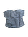 A Blue Short Sleeve Shirts from La Petite Collection in size 0-3M for neutral. (Back View)