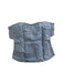 A Blue Short Sleeve Shirts from La Petite Collection in size 0-3M for neutral. (Back View)