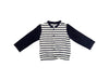 A Black Buttoned Sweatshirts from Petit Bateau in size 3T for boy. (Front View)