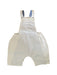 A White Long Overalls from Petit Bateau in size 18-24M for boy. (Front View)