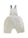 A White Long Overalls from Petit Bateau in size 18-24M for boy. (Front View)