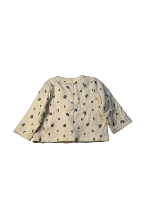 A Beige Lightweight Jackets from Petit Bateau in size 3-6M for boy. (Back View)