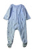 A Blue Onesies from Jacadi in size 3-6M for boy. (Back View)