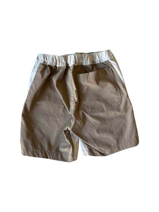 A Beige Shorts from Mont-bell in size 3T for neutral. (Back View)
