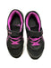 A Black Sneakers from ASICS in size 7Y for neutral. (Back View)