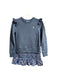 A Blue Long Sleeve Dresses from Polo Ralph Lauren in size 8Y for girl. (Front View)