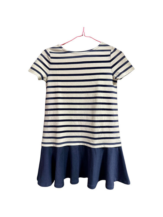 A Navy Short Sleeve Dresses from Polo Ralph Lauren in size 8Y for girl. (Front View)