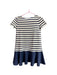 A Navy Short Sleeve Dresses from Polo Ralph Lauren in size 8Y for girl. (Front View)