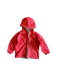A Red Rain Jackets from Mont-bell in size 4T for neutral. (Front View)