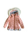 A Peach Puffer/Quilted Coats & Outerwear from Fila in size 4T for girl. (Front View)