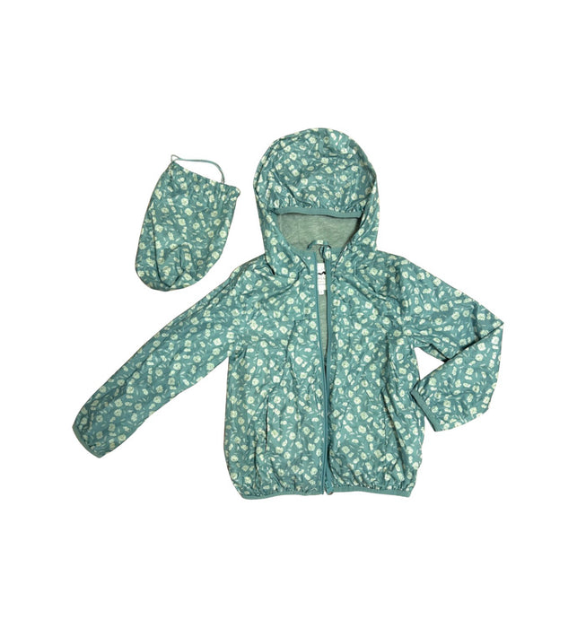 A Blue Lightweight Jackets from Cyrillus in size 6T for girl. (Front View)