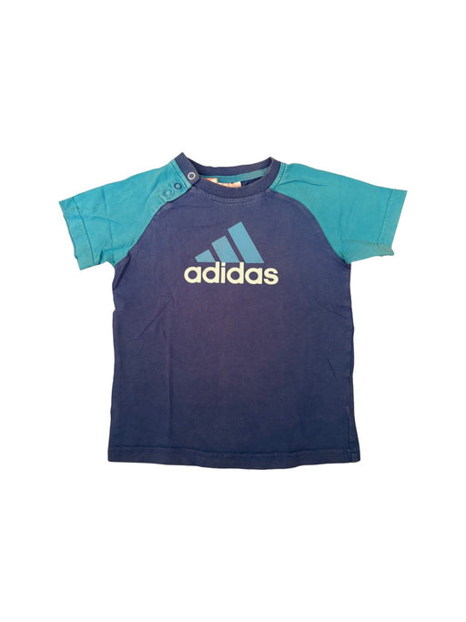 A Blue Short Sleeve T Shirts from Adidas in size 12-18M for boy. (Front View)