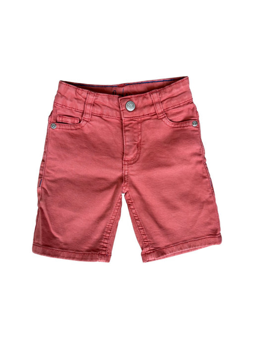 A Red Shorts from Boden in size 3T for boy. (Front View)