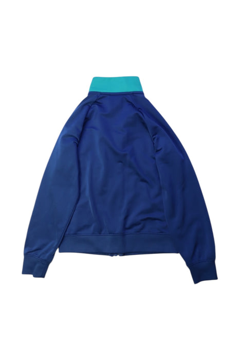 A Blue Lightweight Jackets from Air Jordan in size 5T for boy. (Back View)
