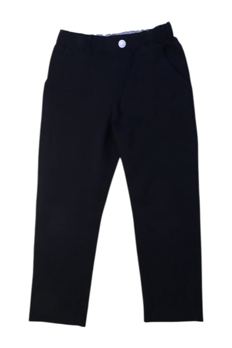A Black Dress Pants from Momonittu in size 8Y for boy. (Front View)
