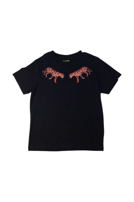 A Black Short Sleeve T Shirts from Band of Boys in size 4T for boy. (Front View)