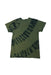 A Green Short Sleeve T Shirts from Tiny Whales in size 5T for boy. (Back View)