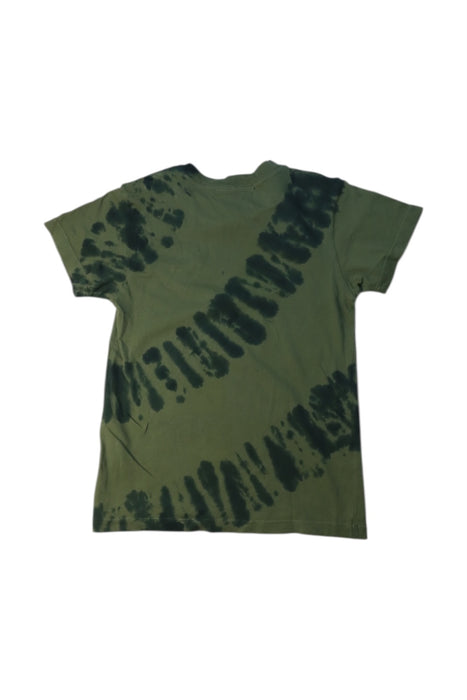 A Green Short Sleeve T Shirts from Tiny Whales in size 5T for boy. (Back View)