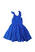 A Blue Sleeveless Dresses from Molo in size 5T for girl. (Back View)