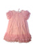 A Pink Short Sleeve Dresses from MiBONBoN in size 6T for girl. (Front View)