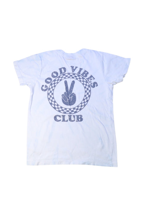 A White Short Sleeve T Shirts from Tiny Whales in size 6T for boy. (Back View)