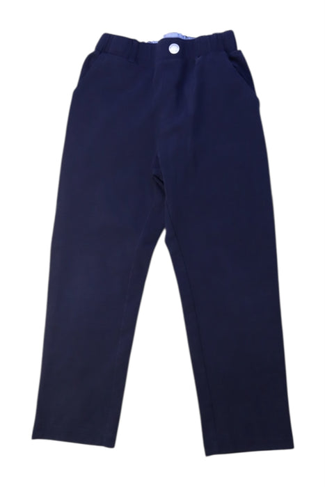 A Navy Casual Pants from Momonittu in size 8Y for boy. (Front View)