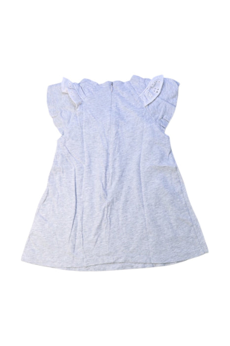 A Grey Sleeveless Dresses from Chloe in size 12-18M for girl. (Back View)
