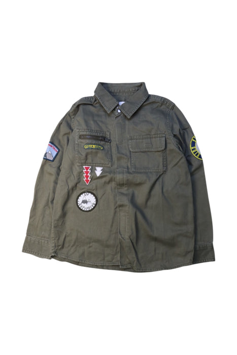 A Green Lightweight Jackets from Stella McCartney in size 8Y for boy. (Front View)
