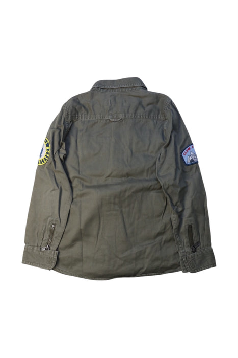 A Green Lightweight Jackets from Stella McCartney in size 8Y for boy. (Back View)