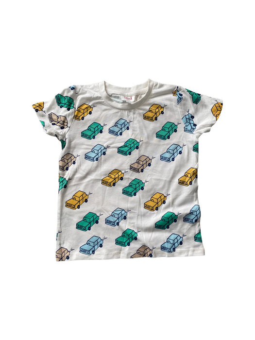 A White Short Sleeve T Shirts from Seed in size 3T for boy. (Front View)