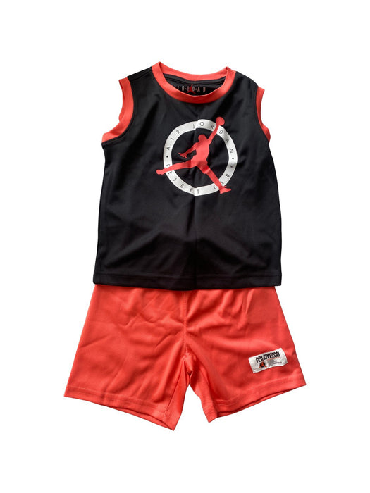 A Black Shorts Sets from Air Jordan in size 3T for boy. (Front View)