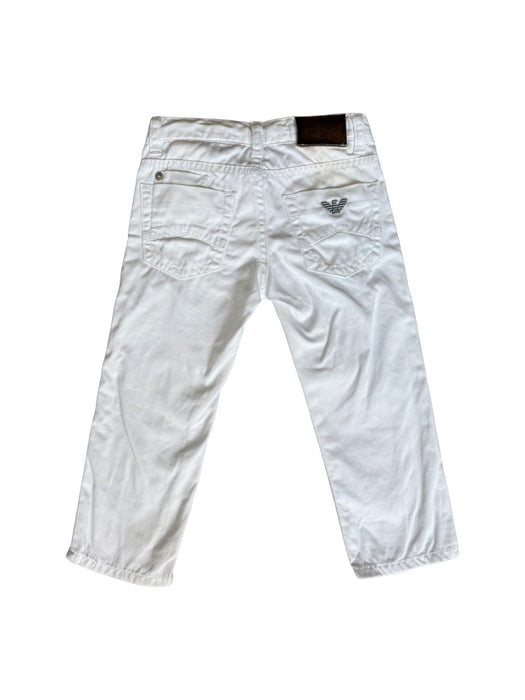 A White Casual Pants from Armani in size 2T for neutral. (Back View)