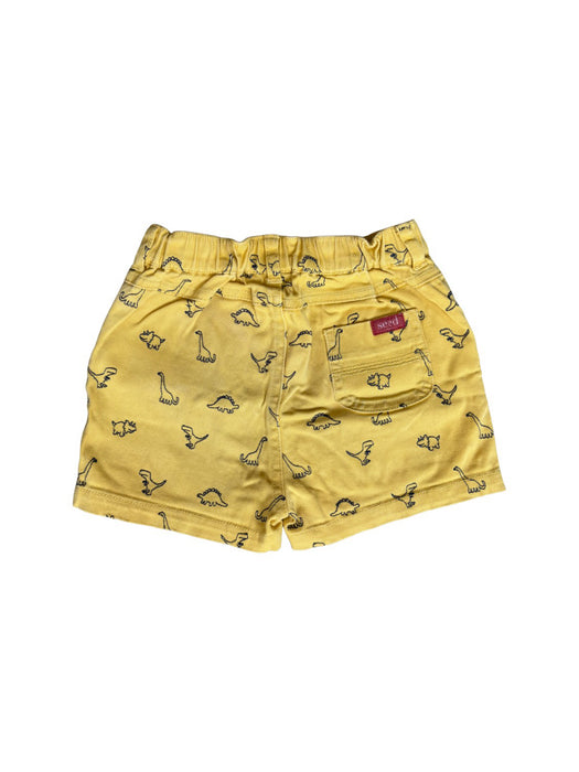 A Yellow Shorts from Seed in size 18-24M for boy. (Back View)