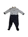 A Black Long Sleeve Jumpsuits from Chicco in size 6-12M for boy. (Back View)