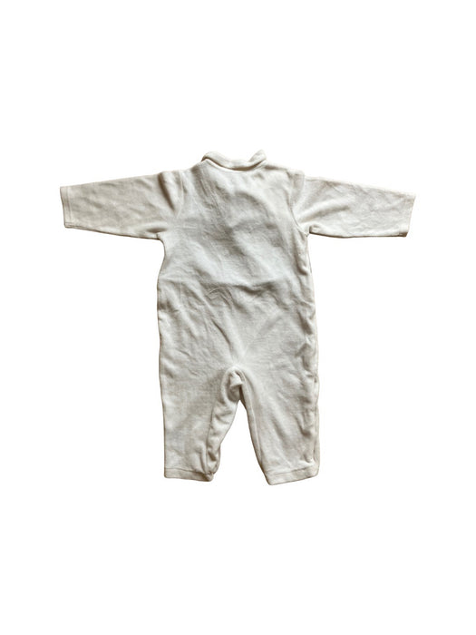A Grey Long Sleeve Jumpsuits from Chickeeduck in size 12-18M for boy. (Back View)