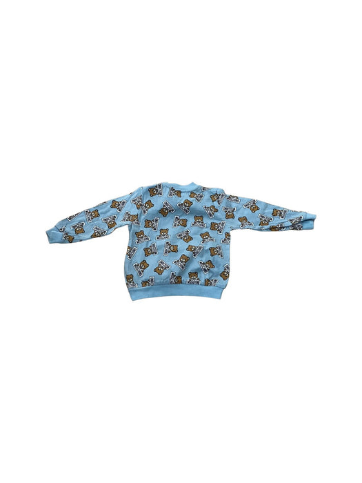 A Blue Crewneck Sweatshirts from Moschino in size 6-12M for boy. (Back View)