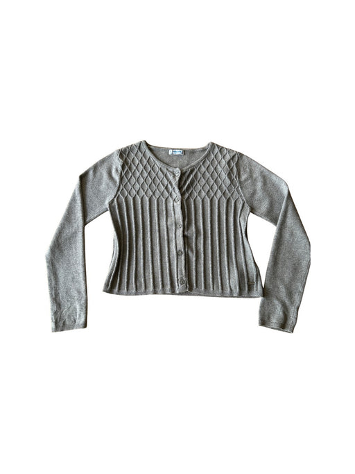 A Grey Cardigans from Mayoral in size 9Y for girl. (Front View)