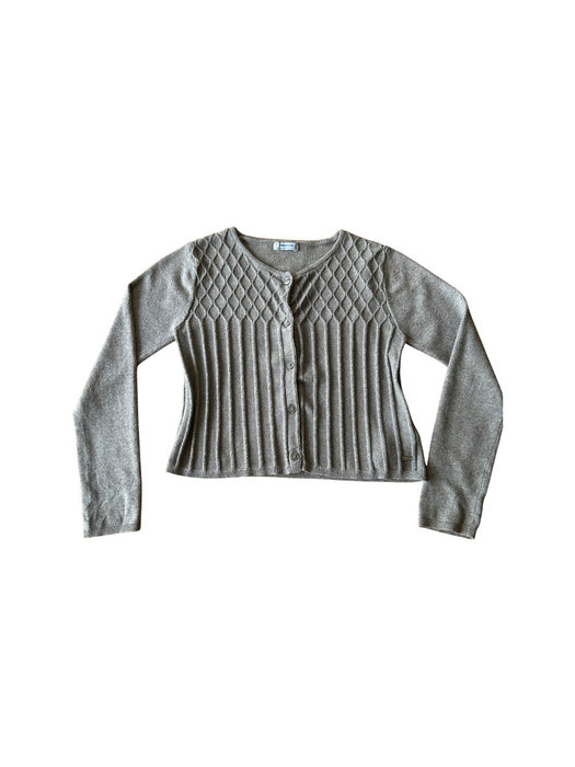 A Grey Cardigans from Mayoral in size 9Y for girl. (Front View)