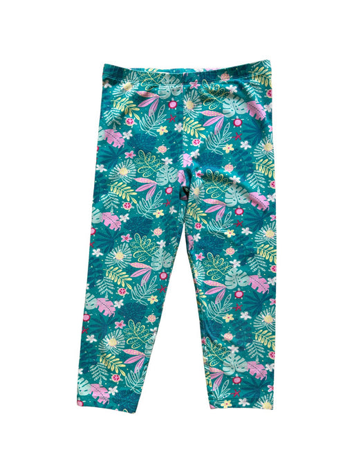 A Teal Leggings from DPAM in size 8Y for girl. (Front View)