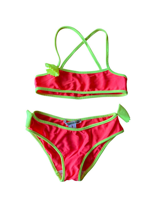 A Red Bikinis from Bonpoint in size 8Y for girl. (Front View)