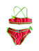 A Red Bikinis from Bonpoint in size 8Y for girl. (Front View)